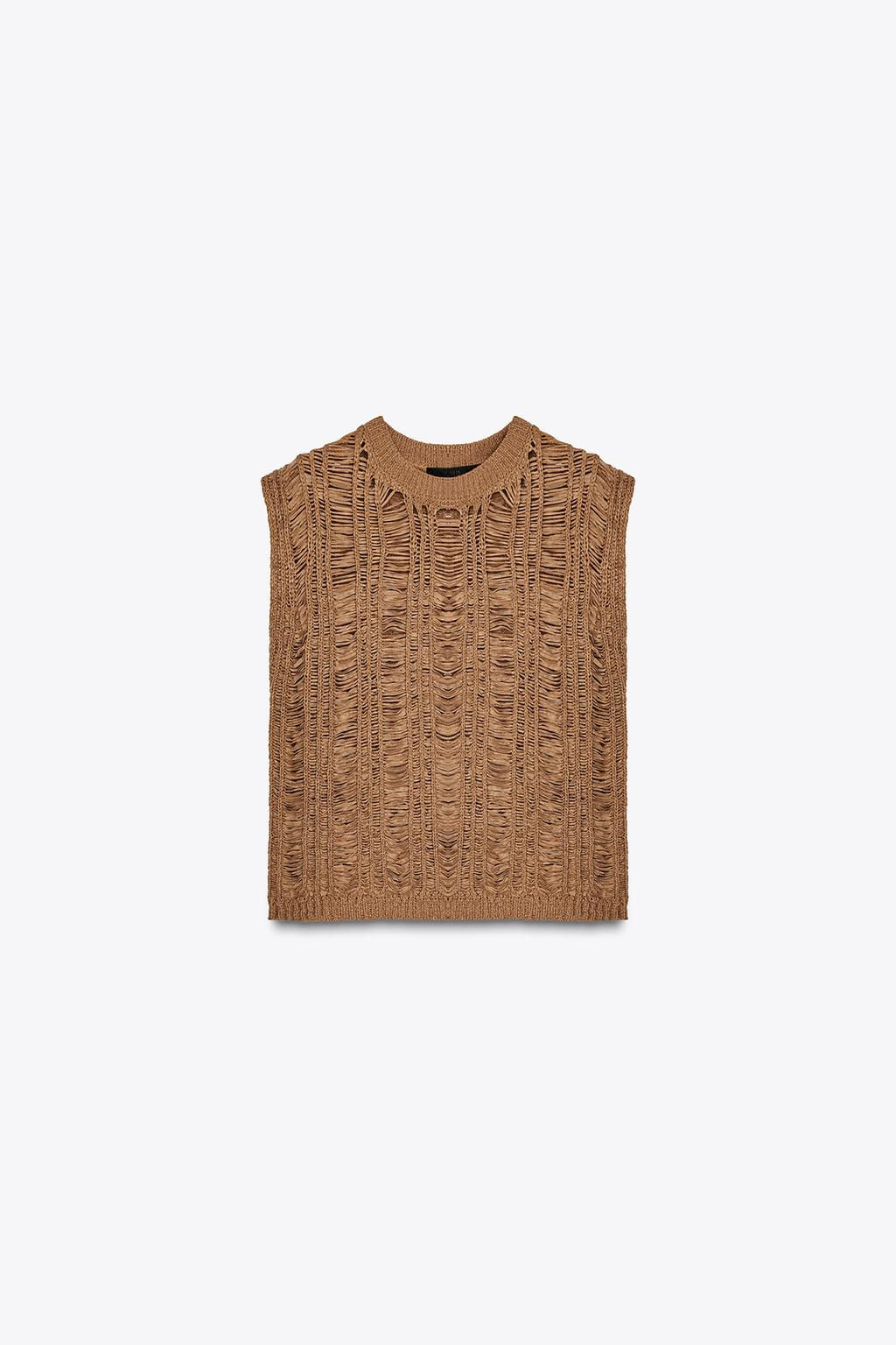 RIBBED KNIT TOP - Zara фото 3