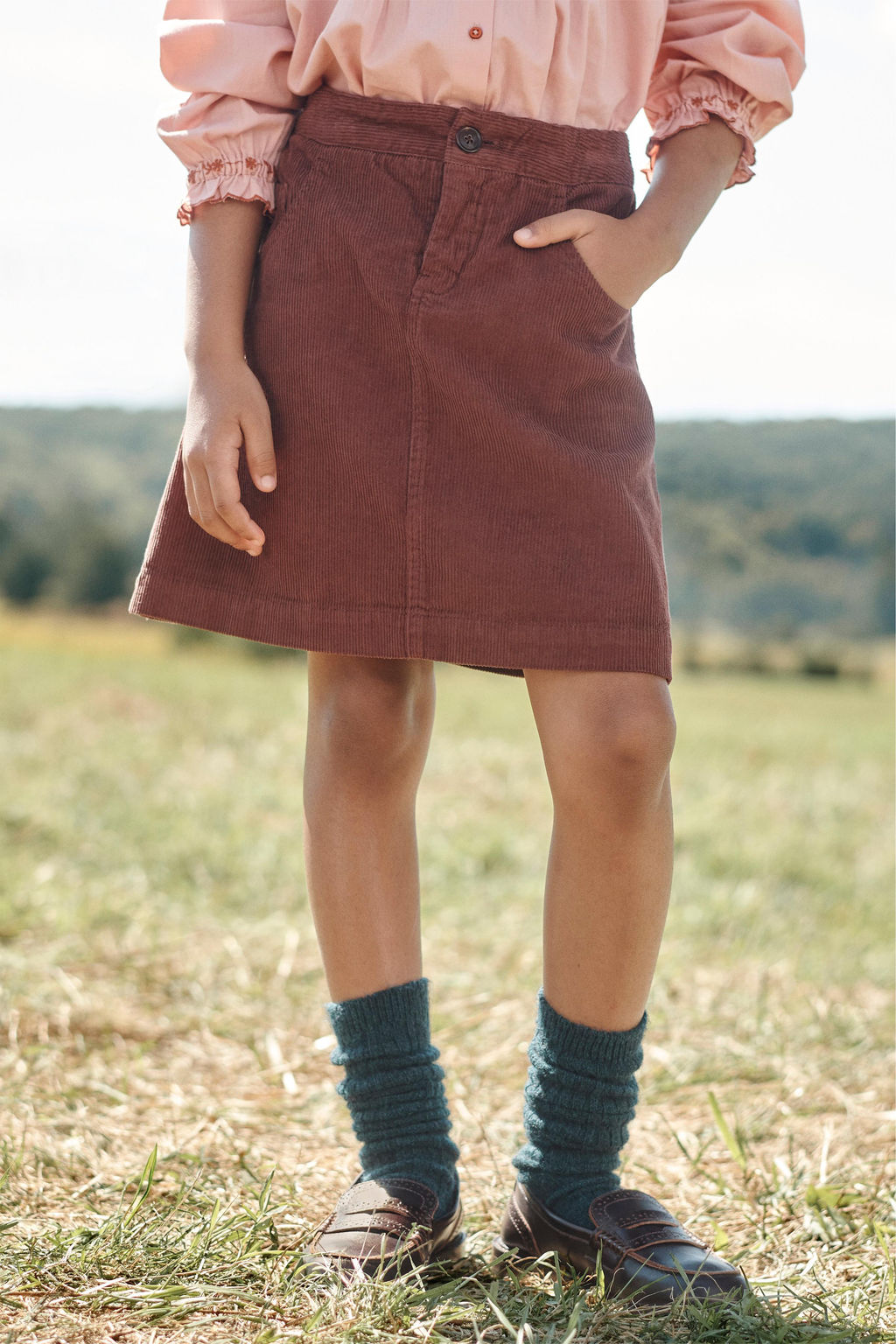 LIMITED EDITION CORDUROY SKIRT - Zara фото 2