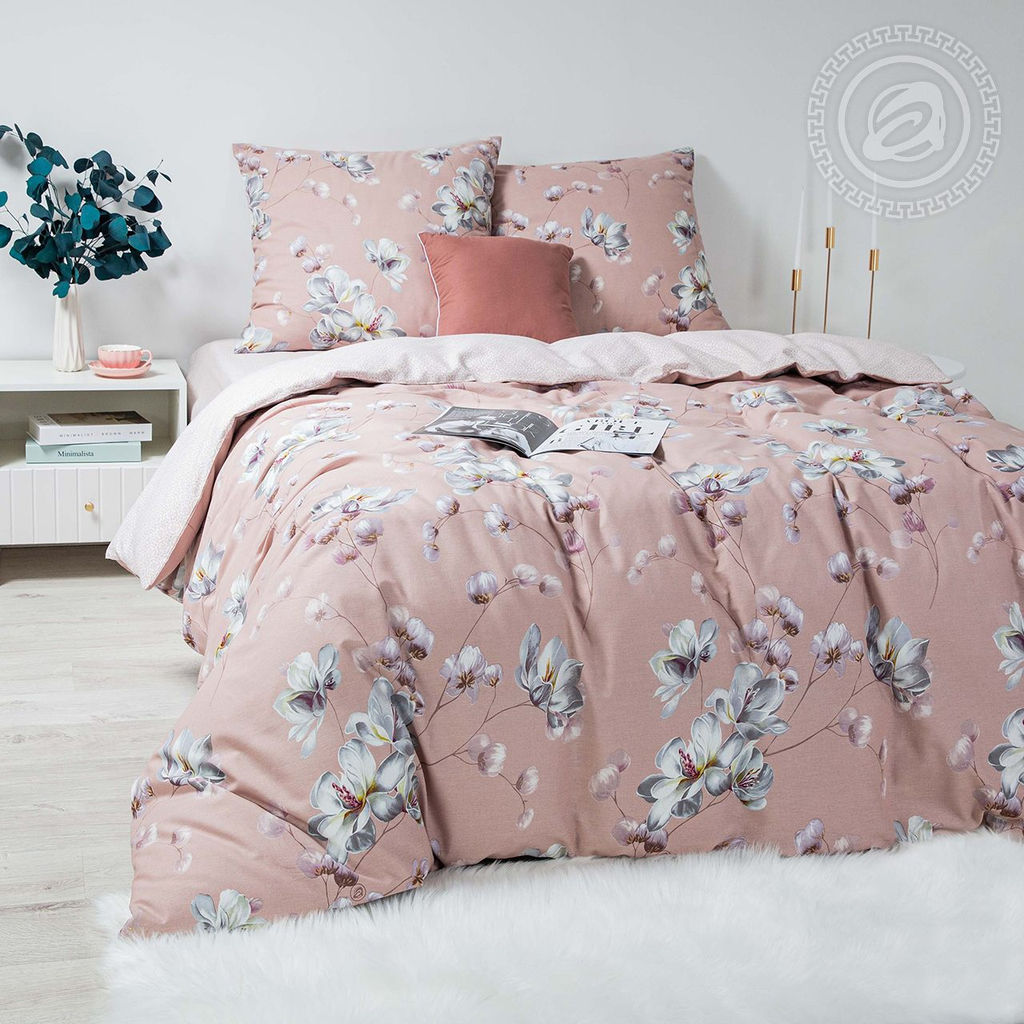 Постельное бельё Магнолия (бязь премиум) Семейный/Пододеяльник: 2 шт. - 215*143; Простыня: 1 шт. - 220*240; Наволочка: 2 шт. - 70*70; Премиум