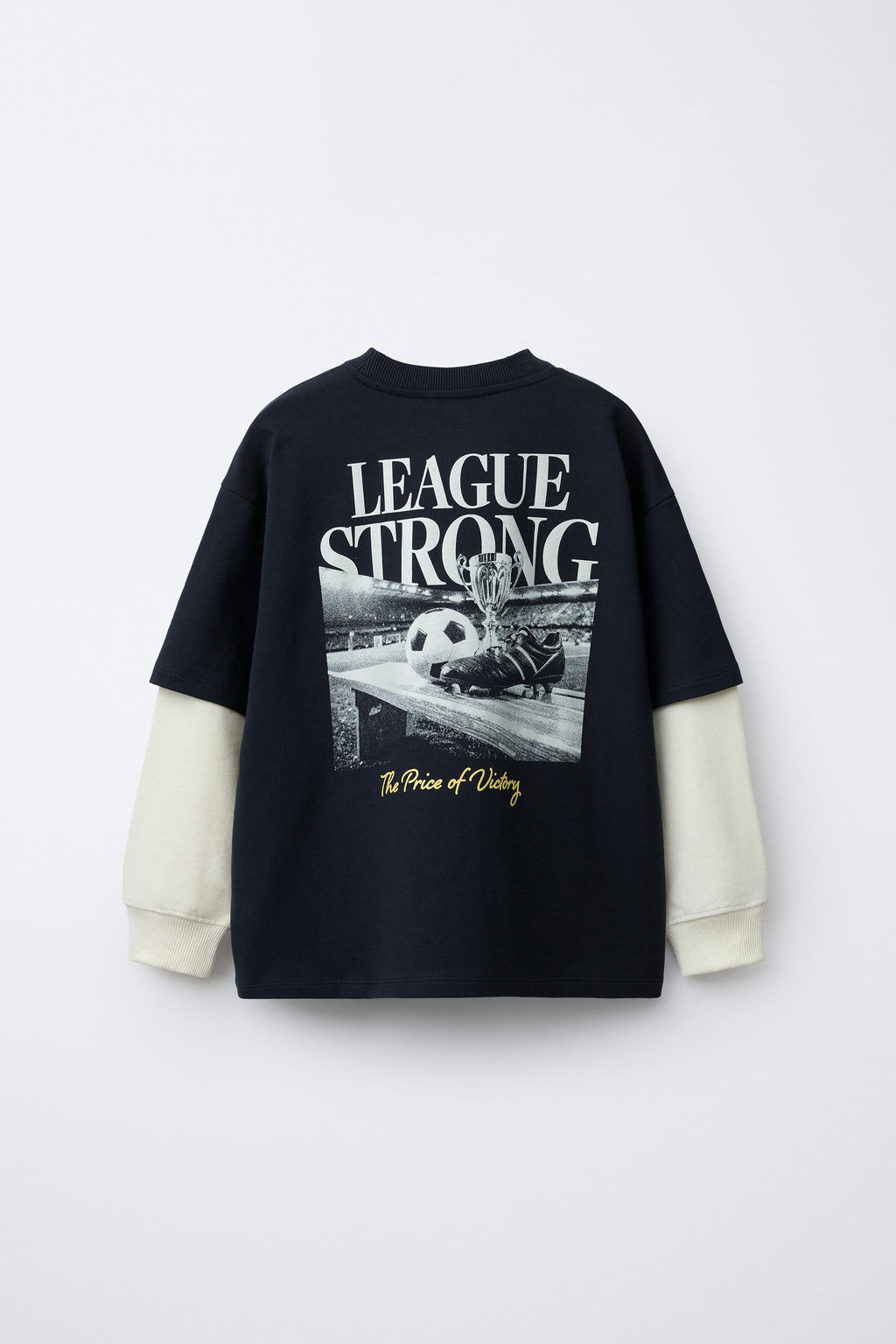 DOUBLE-SLEEVE FOOTBALL T-SHIRT - Zara фото 2