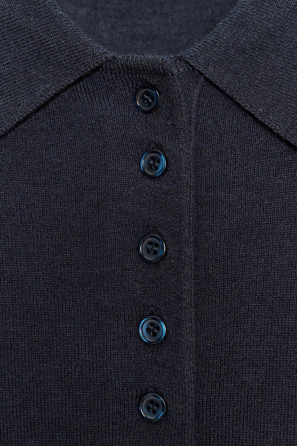 PLAIN KNIT POLO SHIRT - Zara фото 9