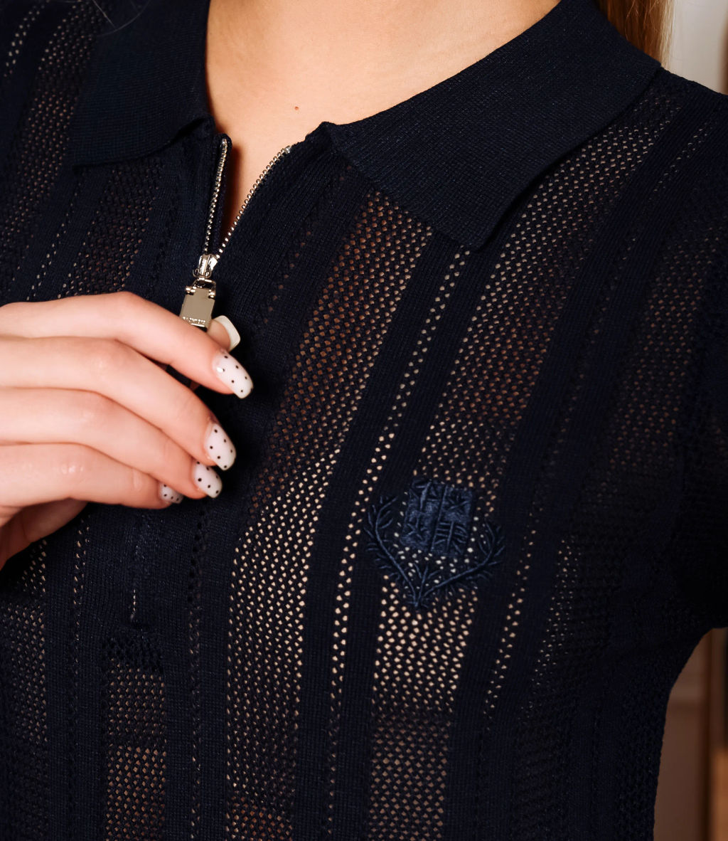 Футболка #КТ8209, тёмно-синий