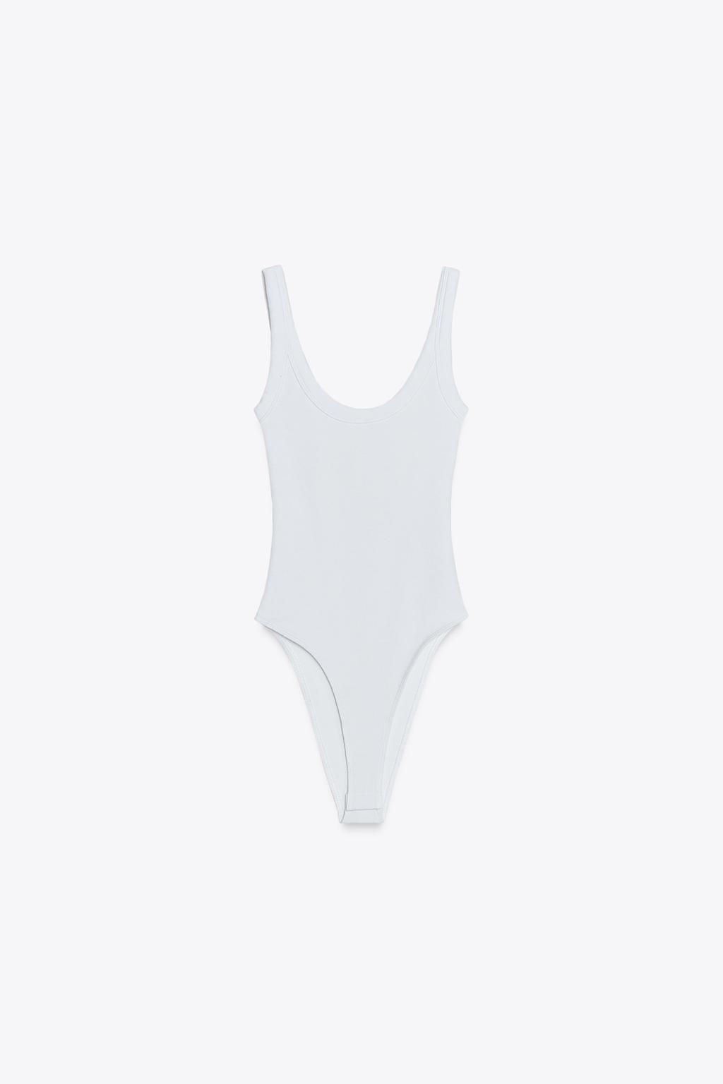 RIBBED BODYSUIT - Zara фото 6