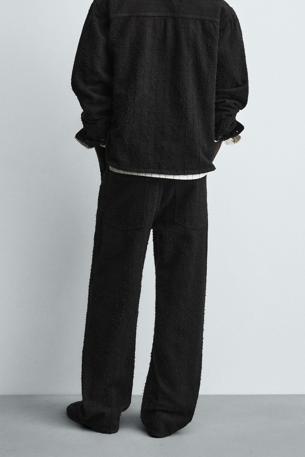 RELAXED FIT JEANS TEXTURE - Zara фото 3