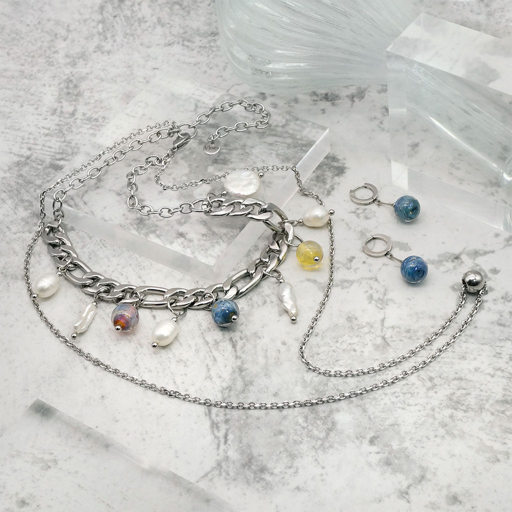 Серьги из муранского стекла AIRY LS3433