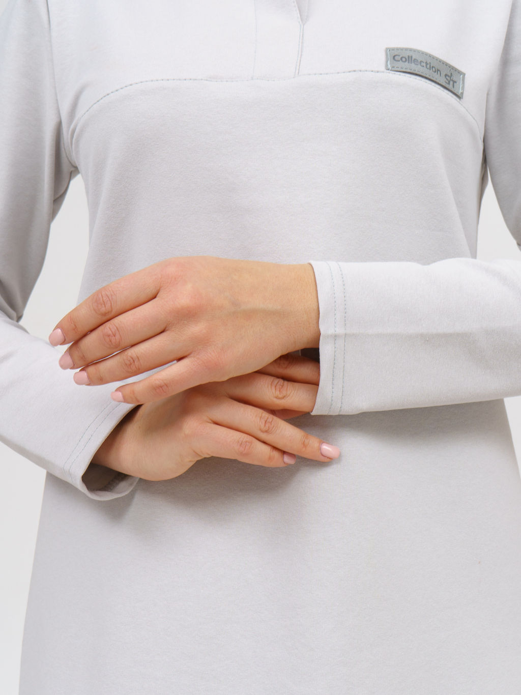 967 Платье "Св.серый"