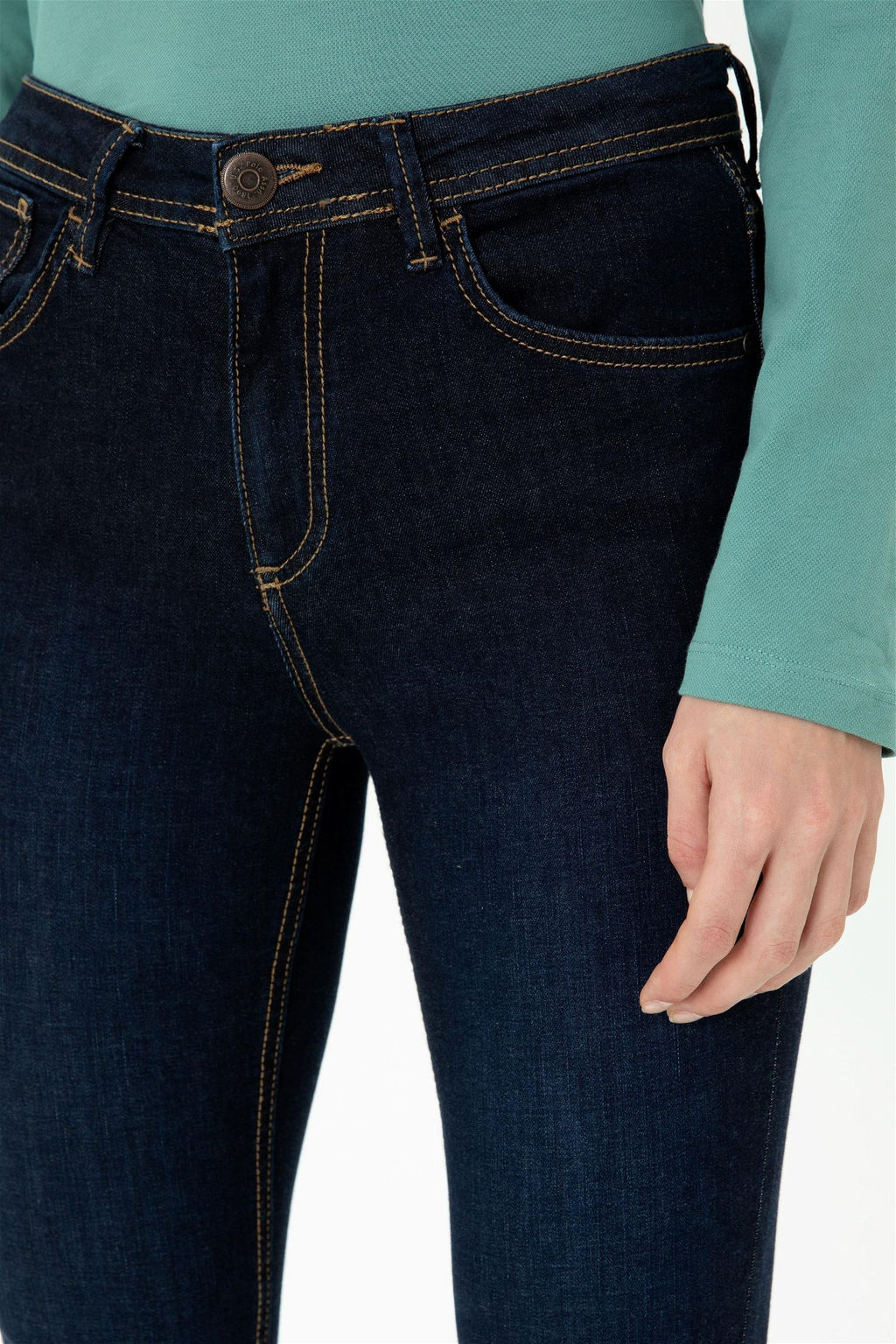 U. S. Polo Assn Женские темно-синие джинсовые брюки - U.s. polo assn фото 6