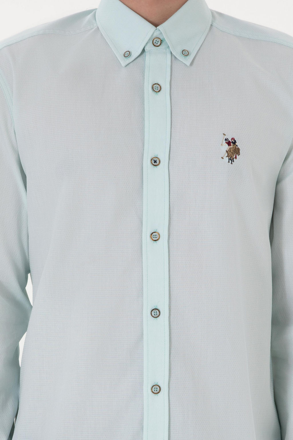 Erkek Su Ye_ili Uzun Kollu Basic G_mlek Sepette S_rpriz _ndirim - U.s. polo assn фото 6
