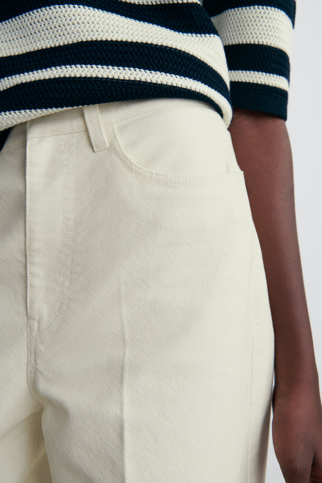 PANTAL?N STRAIGHT LEG DE ALGOD?N - H&m фото 5