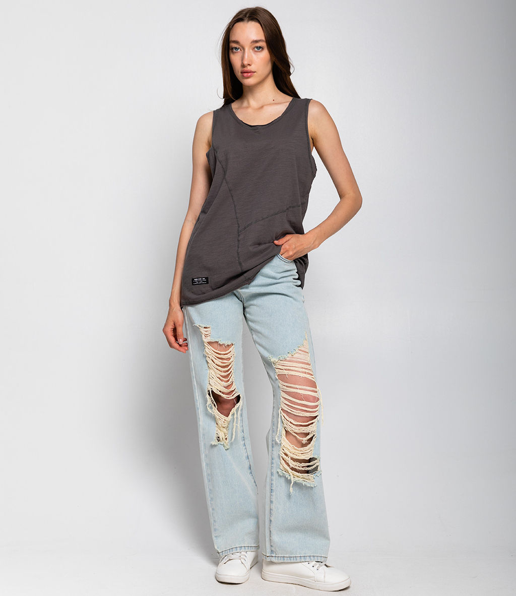 Майка #КТ2286, графит - Dommod фото 4