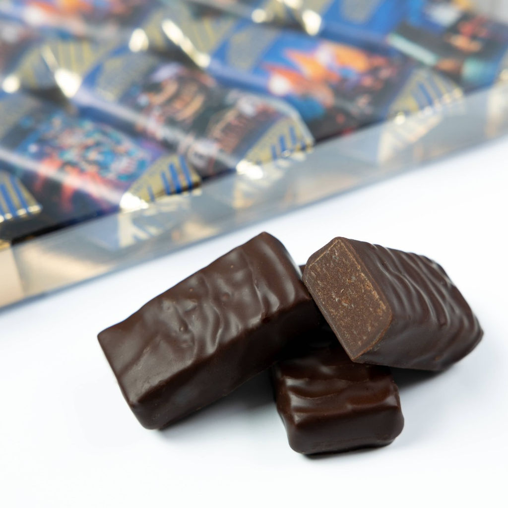 Шоколадные конфеты ТЕМНЫЙ ШОКОЛАД.МОЛОЧНЫЙ ШОКОЛАД.КОНЬЯК Виды СПб180г - Петербургская коллекция фото 5