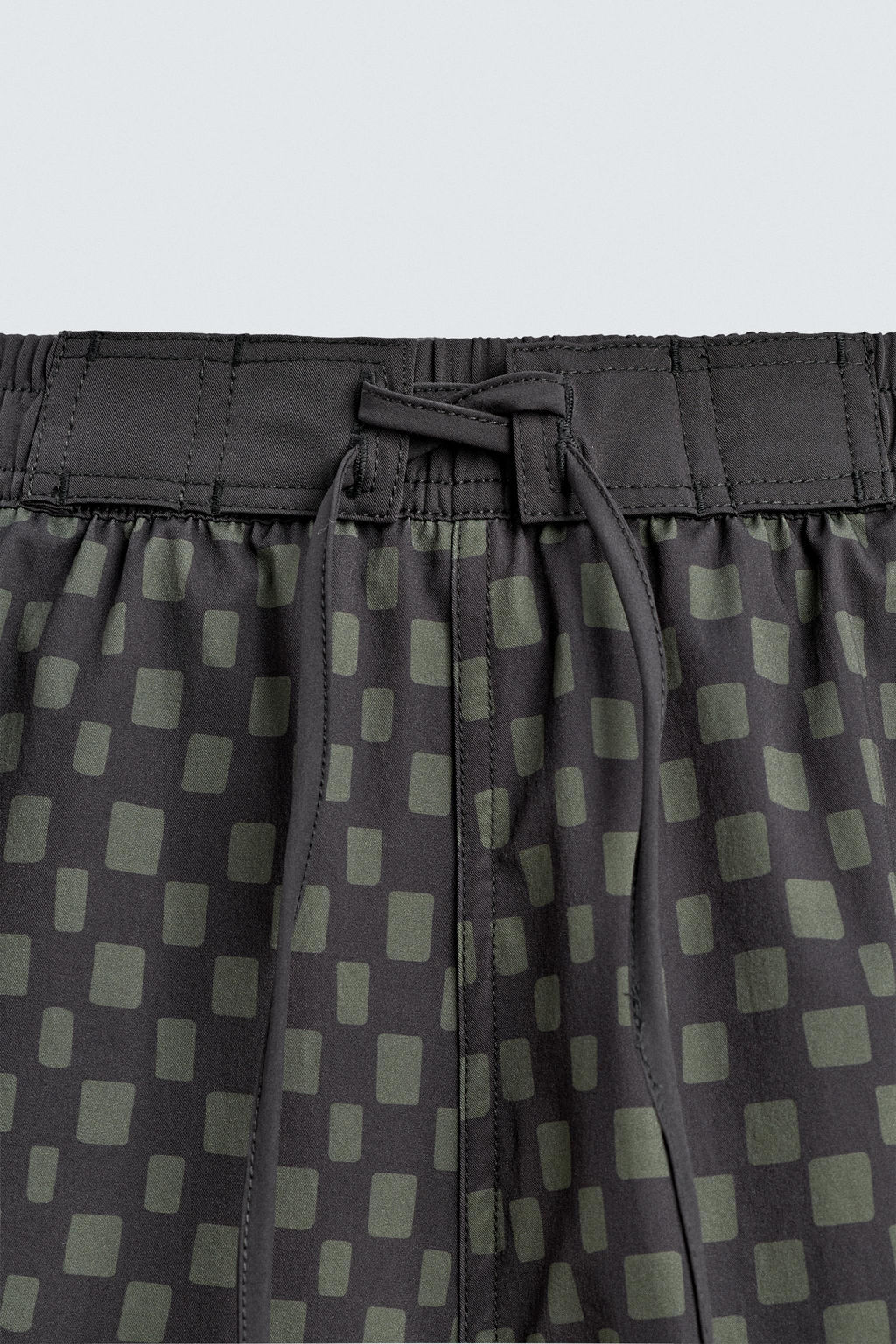LONG CHECKED SWIMMING TRUNKS - Zara фото 9