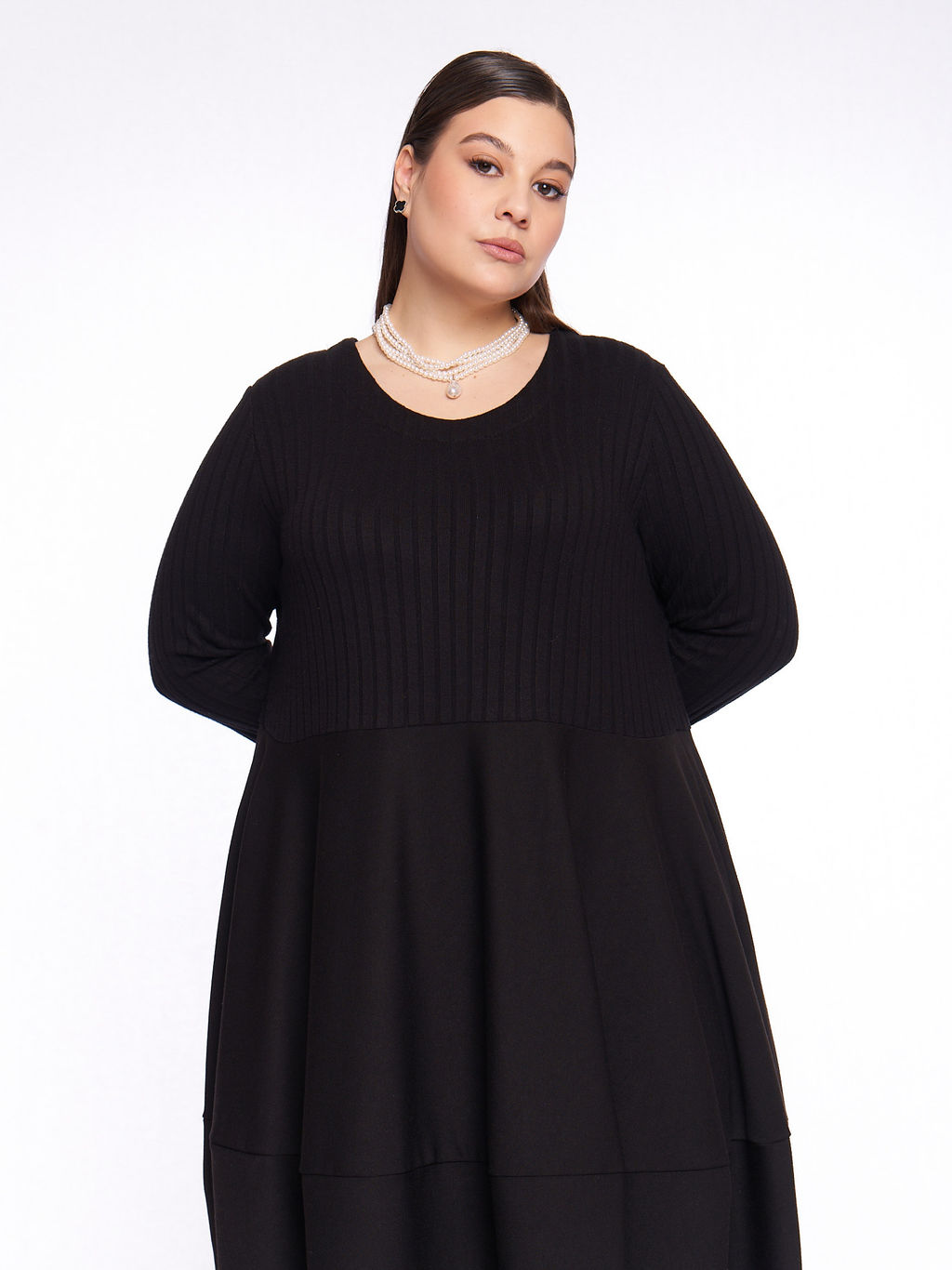 Платье баллон PP33506BLK01