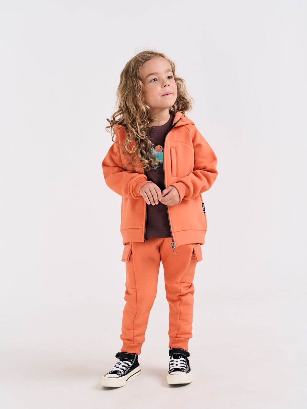 Джоггеры карго Паприка утепленные - Bungly фото 6