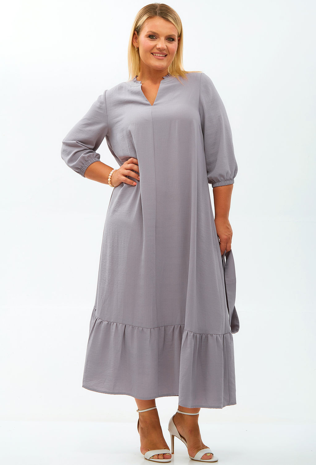 Платье Lady Line 1589 св. фиолетовый