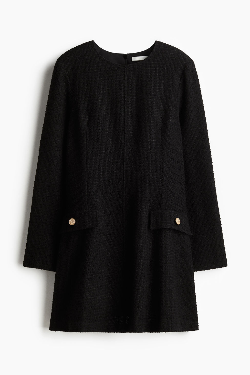 Vestido en tejido boucl?