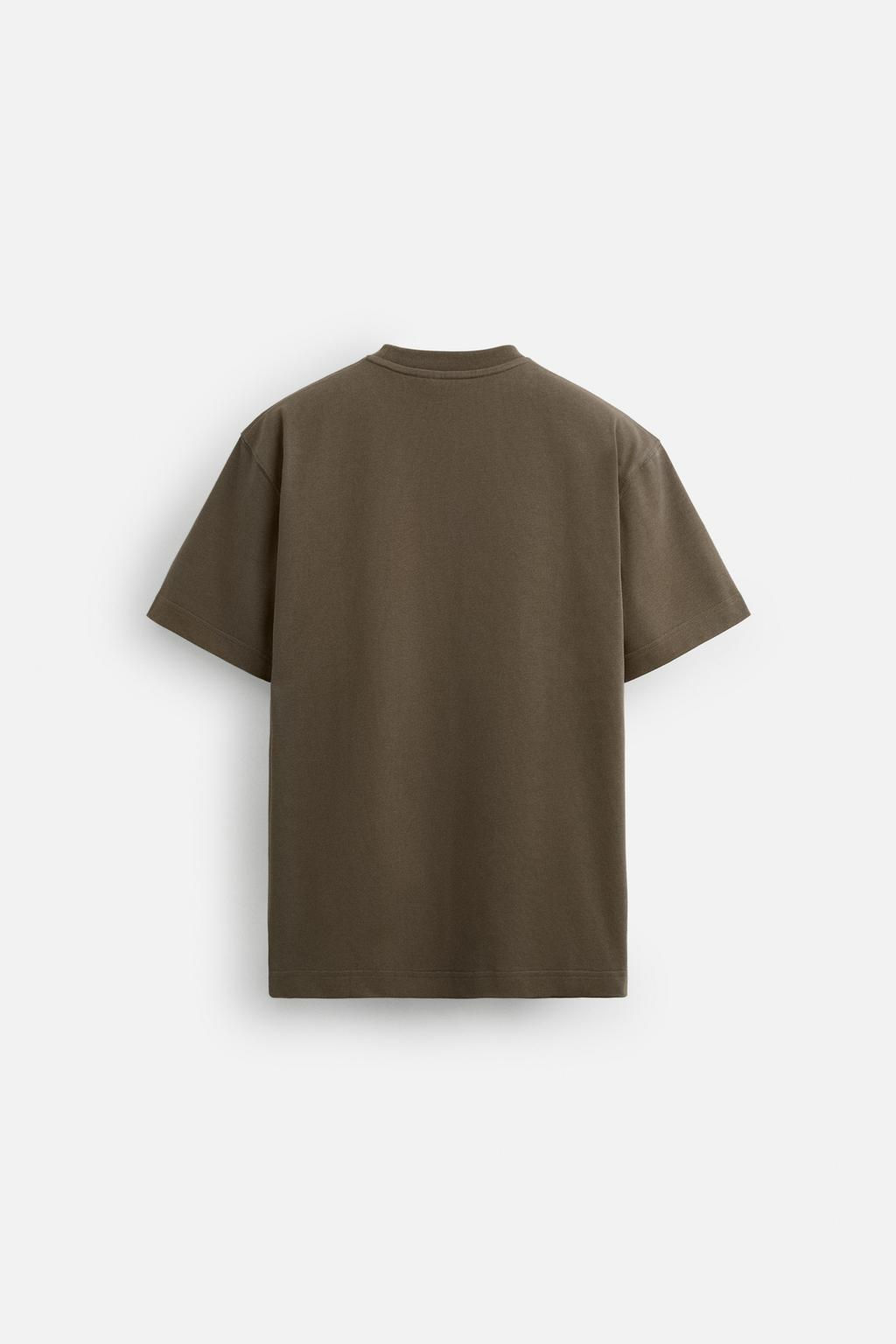 EXTRA HEAVYWEIGHT T-SHIRT - Zara фото 11