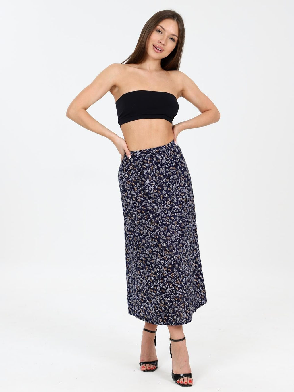 IV-CAPRIZ Тимиан - юбка синий фото 9