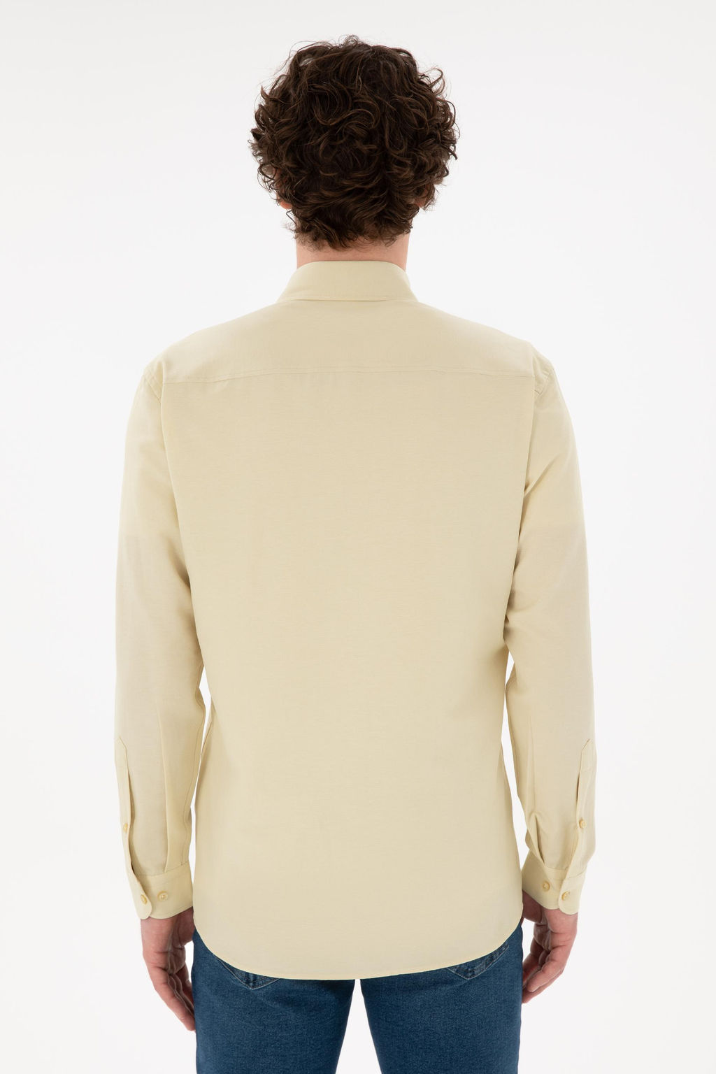 Erkek A__k Haki Uzun Kollu Basic G_mlek Sepette S_rpriz _ndirim - U.s. polo assn фото 5