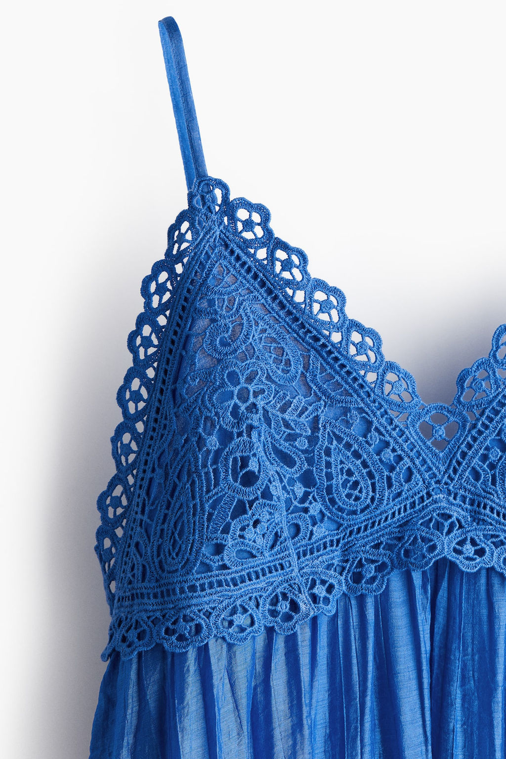 Vestido de tirantes con detalle bordado - H&m фото 7