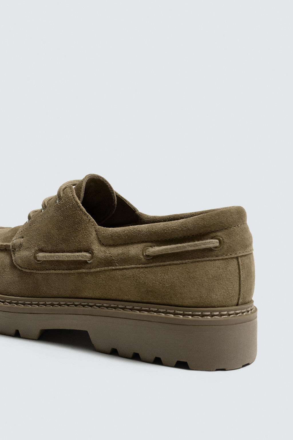 LEATHER DECK SHOES - Zara фото 13