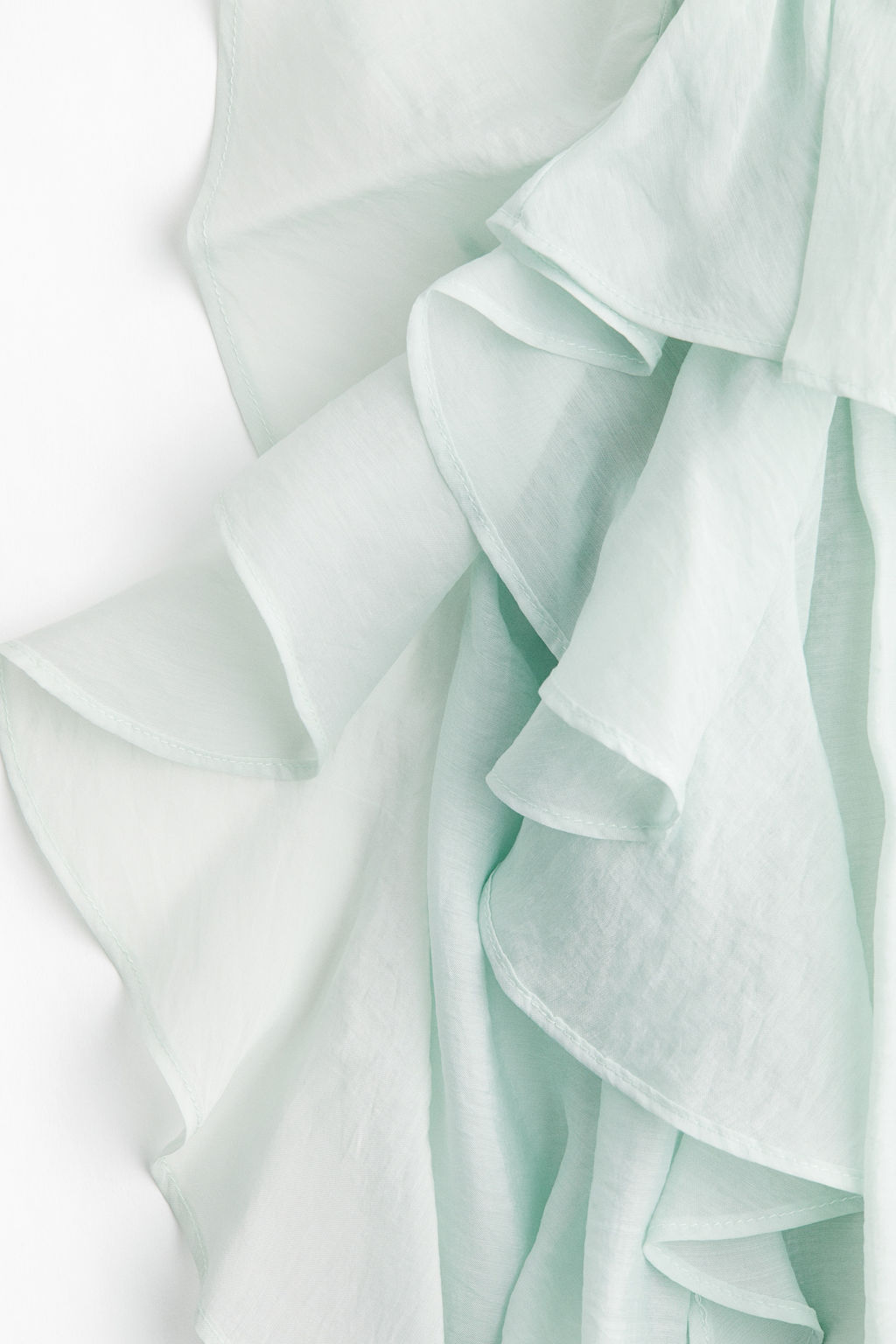 Vestido de organza con volantes - H&m фото 5
