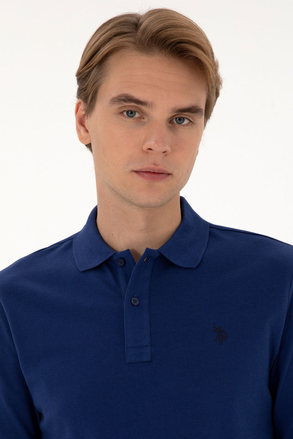 Erkek _ndigo Basic Sweatshirt Sepette S_rpriz _ndirim - U.s. polo assn фото 15