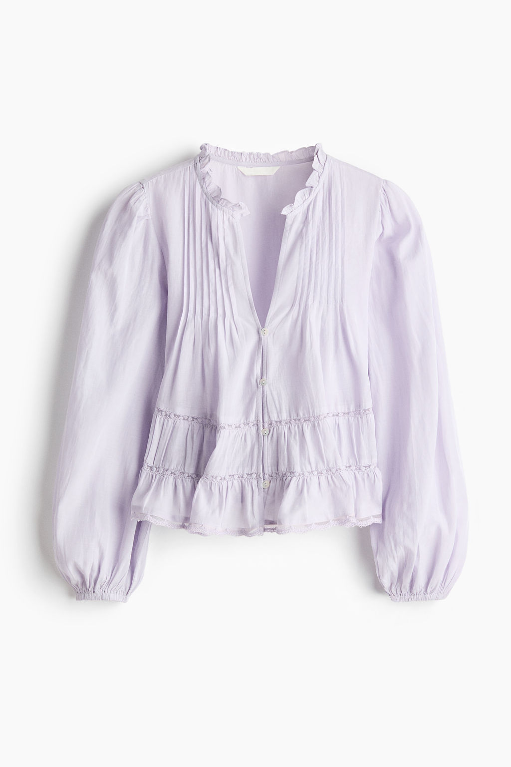 Pintucked blouse - H&m фото 3