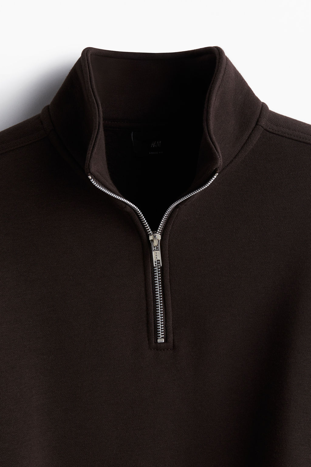 Sudadera con media cremallera Loose Fit - H&m фото 12