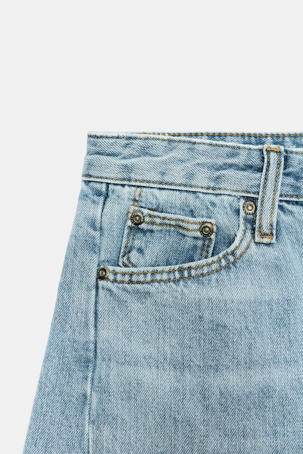 JEANS ZW COLLECTION ANKLE RELAXED TIRO MEDIO / Azul claro - Zara фото 9