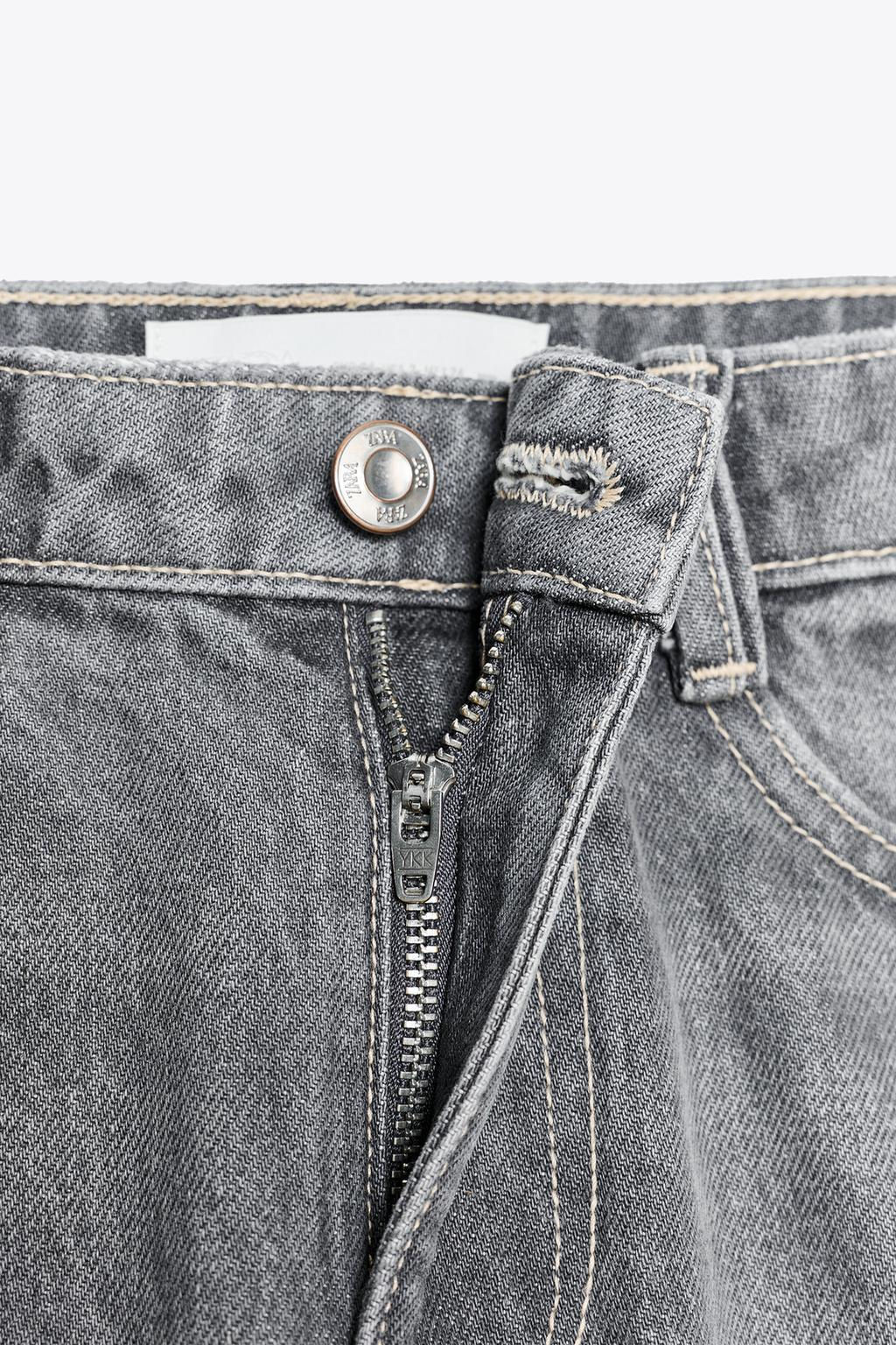 Z1975 REGULAR FIT HIGH-WAIST JEANS WITH BELT - Zara фото 19