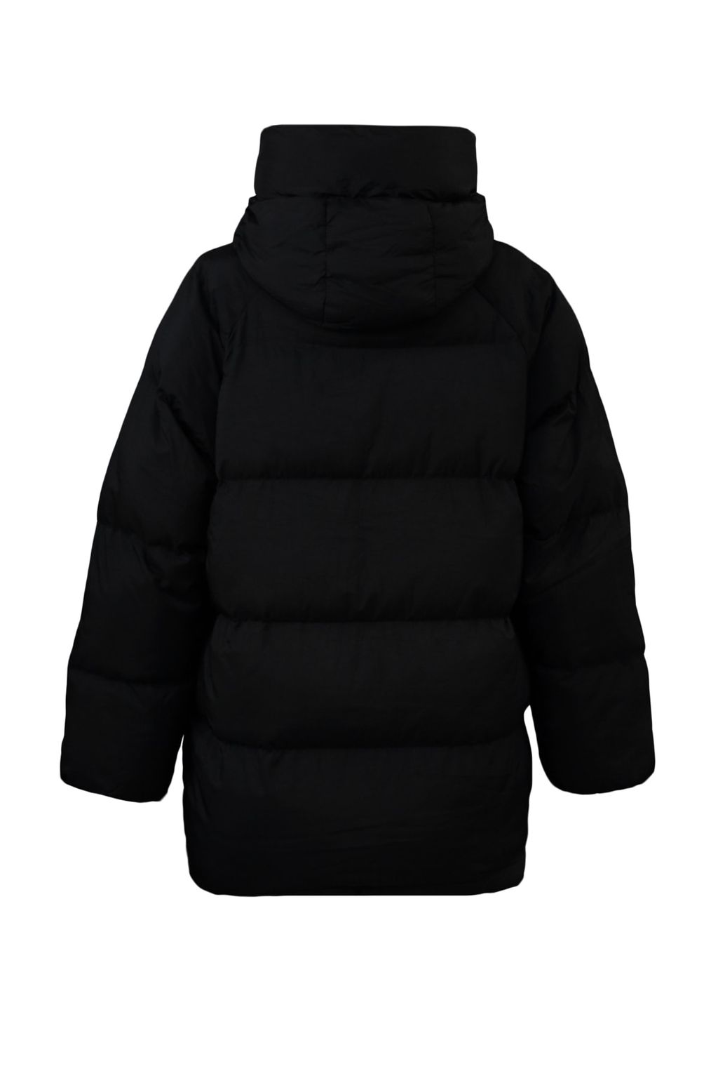 TRENDYOLMILLA Siyah Oversize Kapusonlu Su Itici Sisme Mont TWOAW23MO00193  фото 8