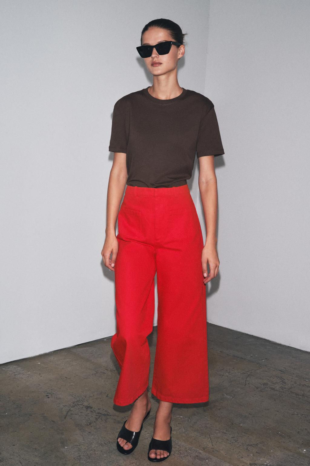 BASIC COTTON T-SHIRT - Zara фото 10