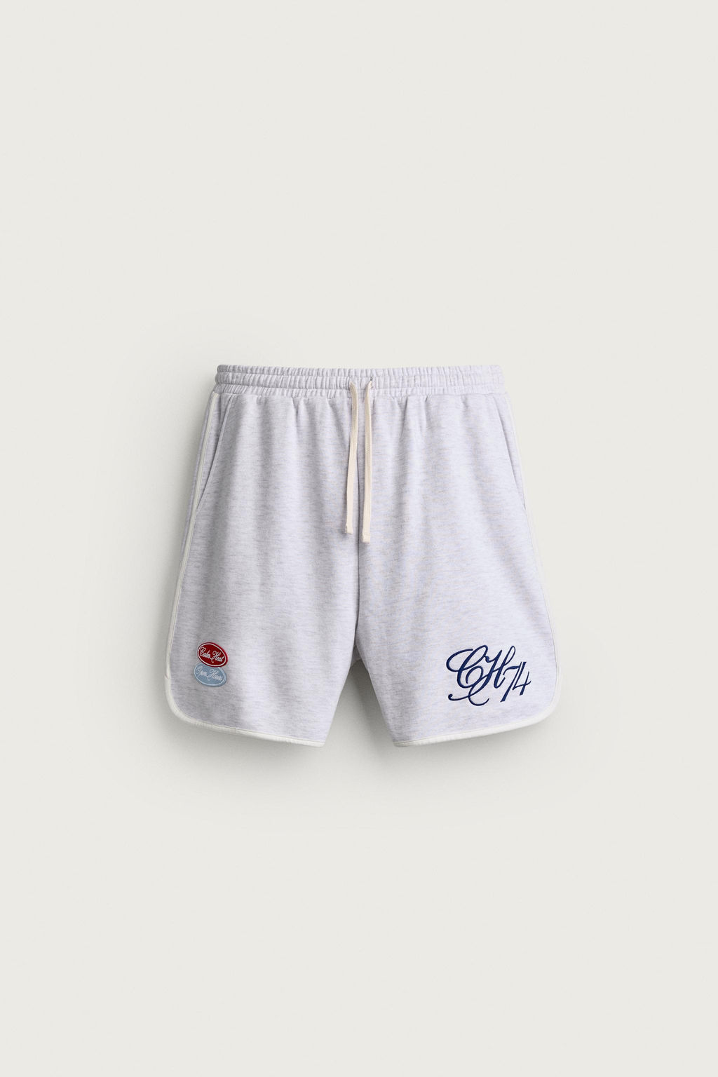 BERMUDA JOGGER BORDADO PARCHES / Gris vigor? - Zara фото 8