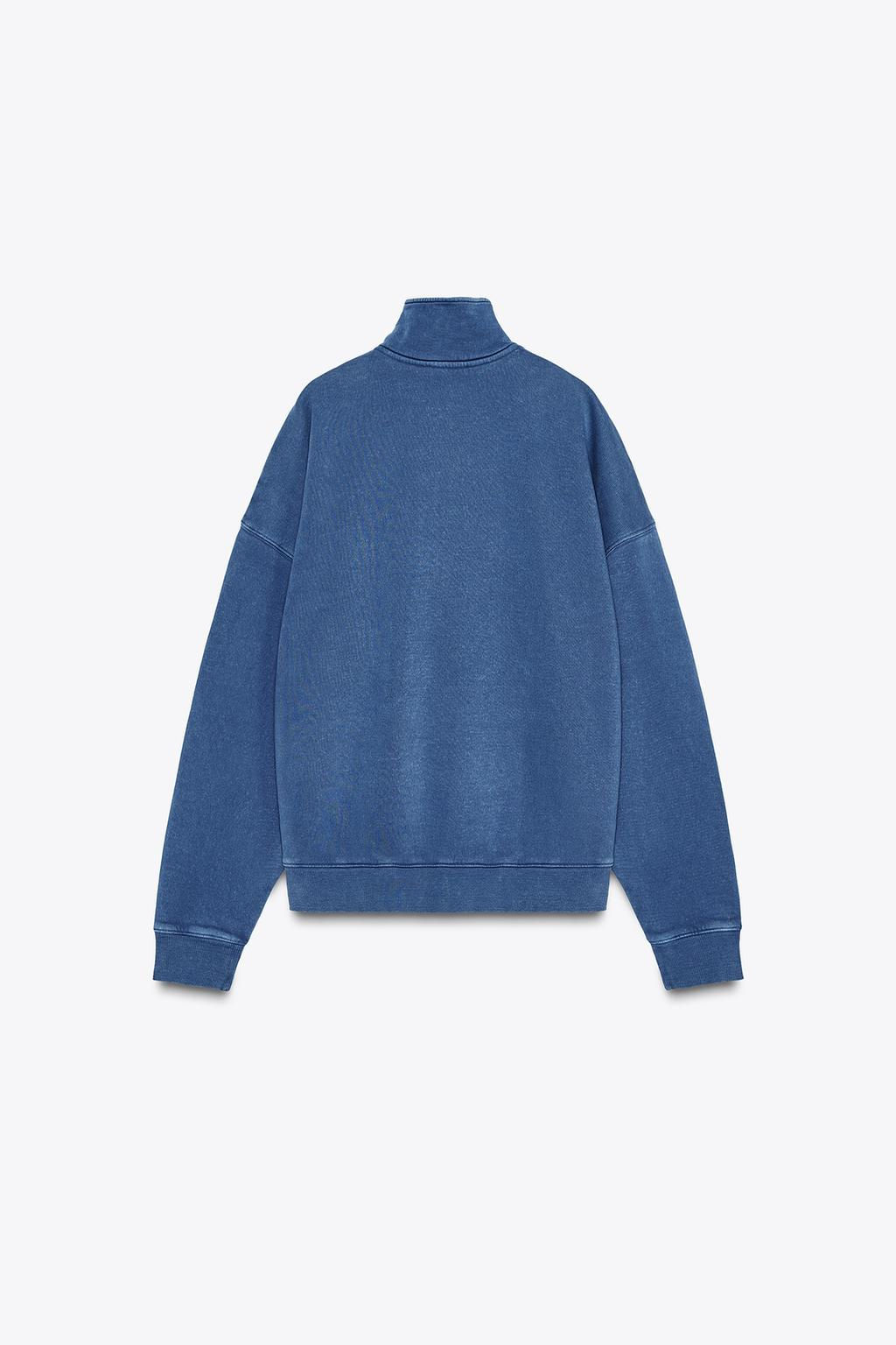 FADED SLOGAN SWEATSHIRT - Zara фото 6
