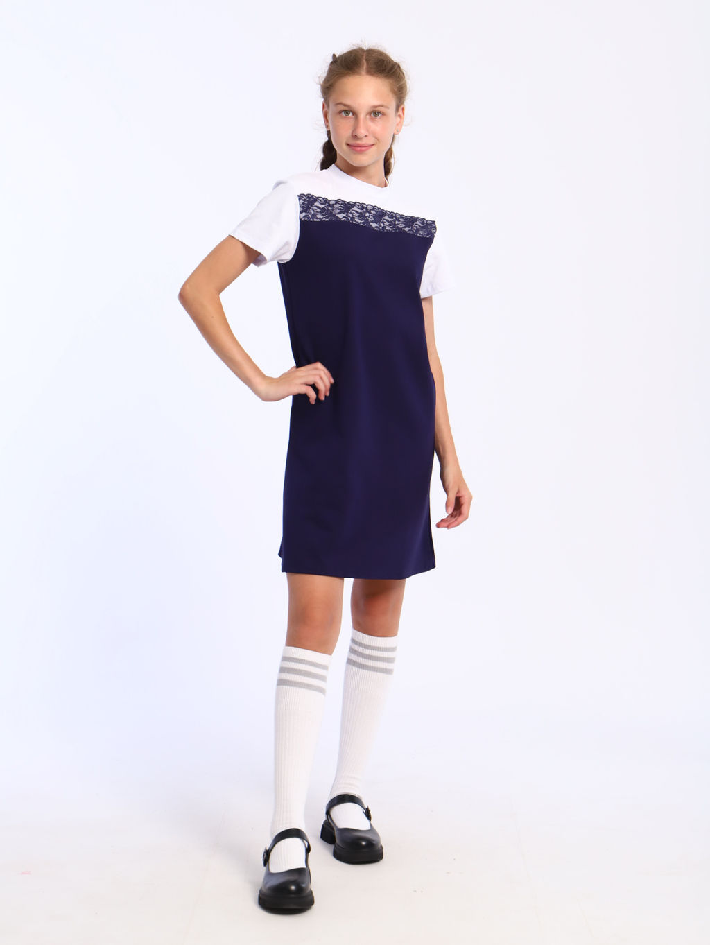 Платье "Агния" синий