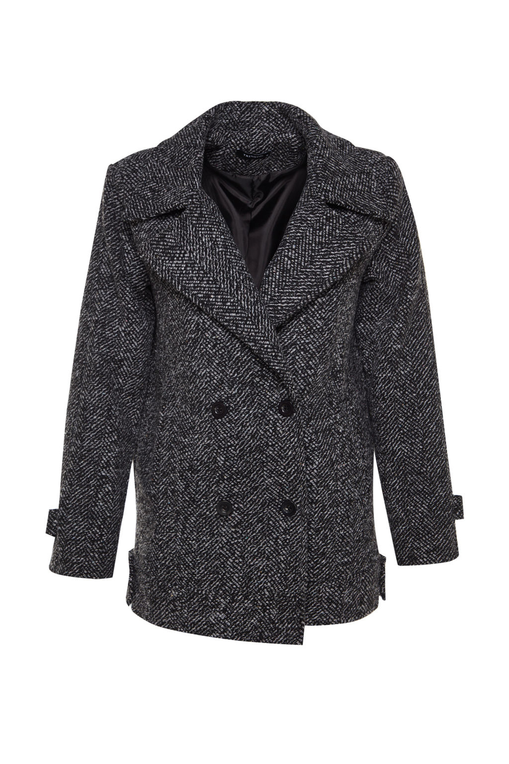 Trendyolmilla Kahverengi Oversize Genis Kesim K?rc?ll? Kase Kaban TWOAW24KB00176  фото 10