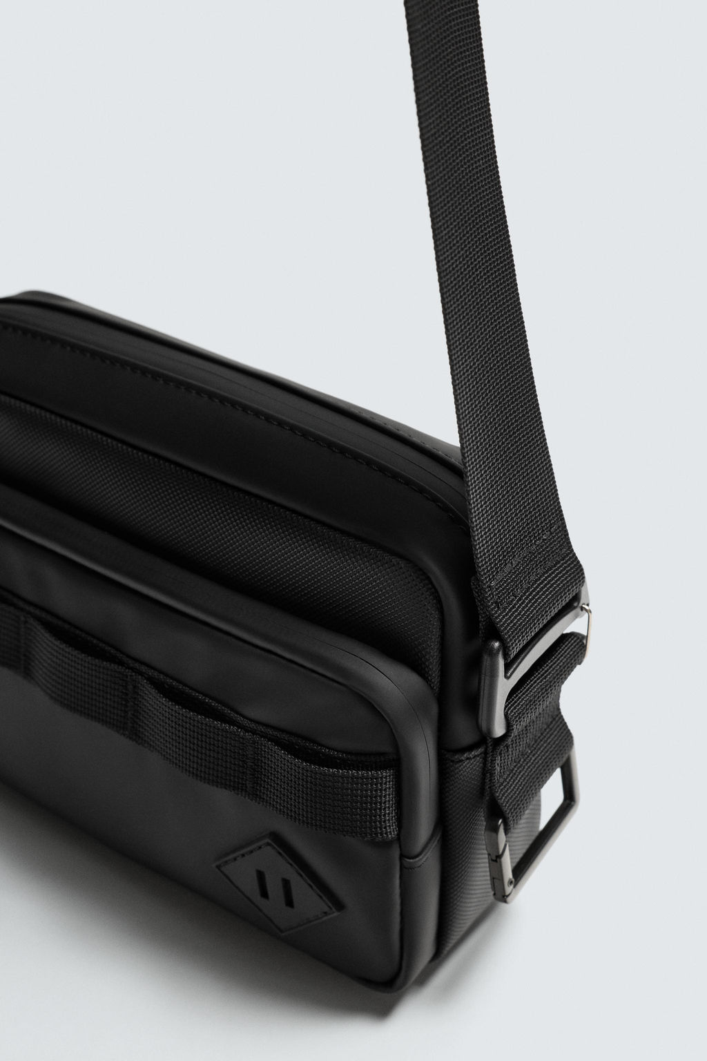 RUBBERISED CROSSBODY BAG