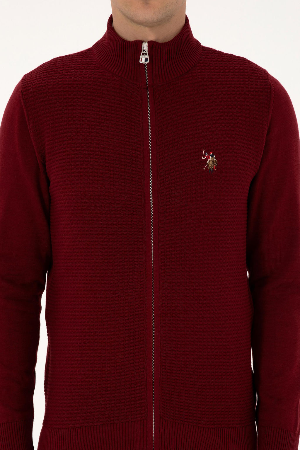 Erkek Bordo Basic Triko H_rka Sepette S_rpriz _ndirim - U.s. polo assn фото 6