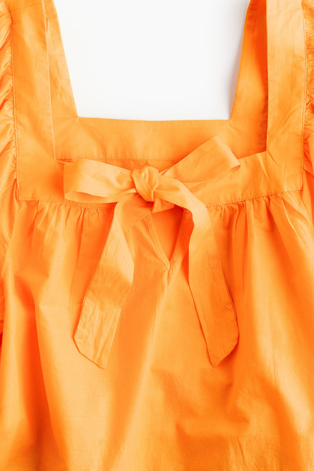 Blusa de algodon con escote cuadrado - H&m фото 5