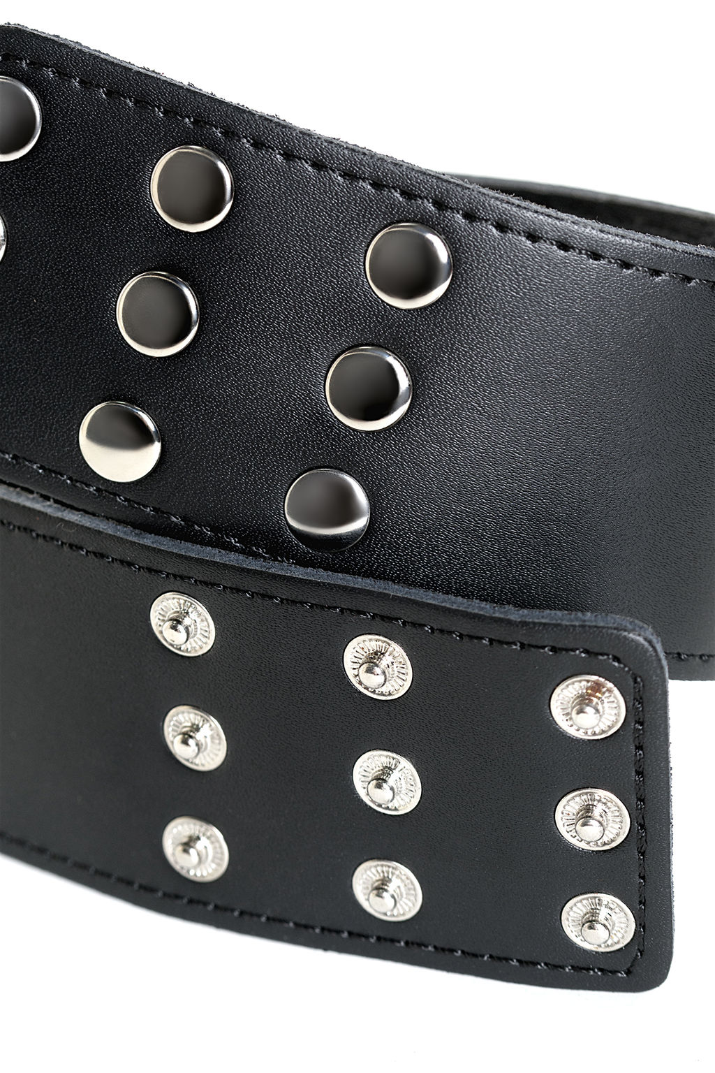 Ошейник TOYFA Theatre кожаный с шипами, черный  фото 6