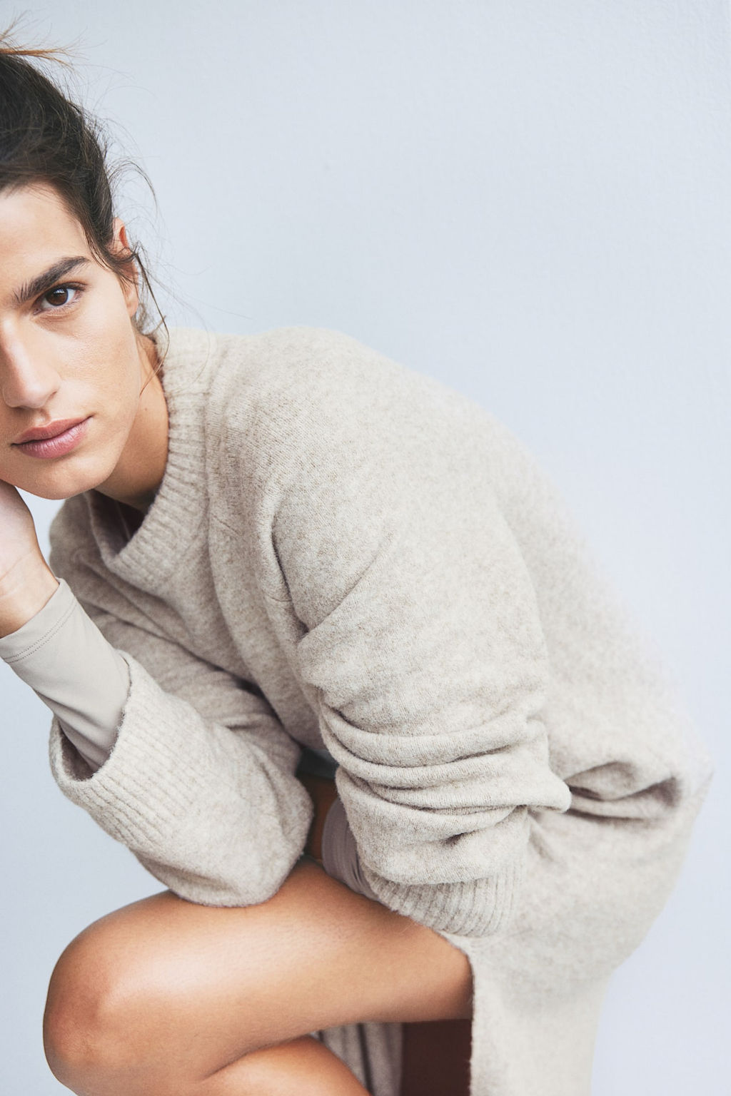 Vestido largo de punto - H&m фото 4