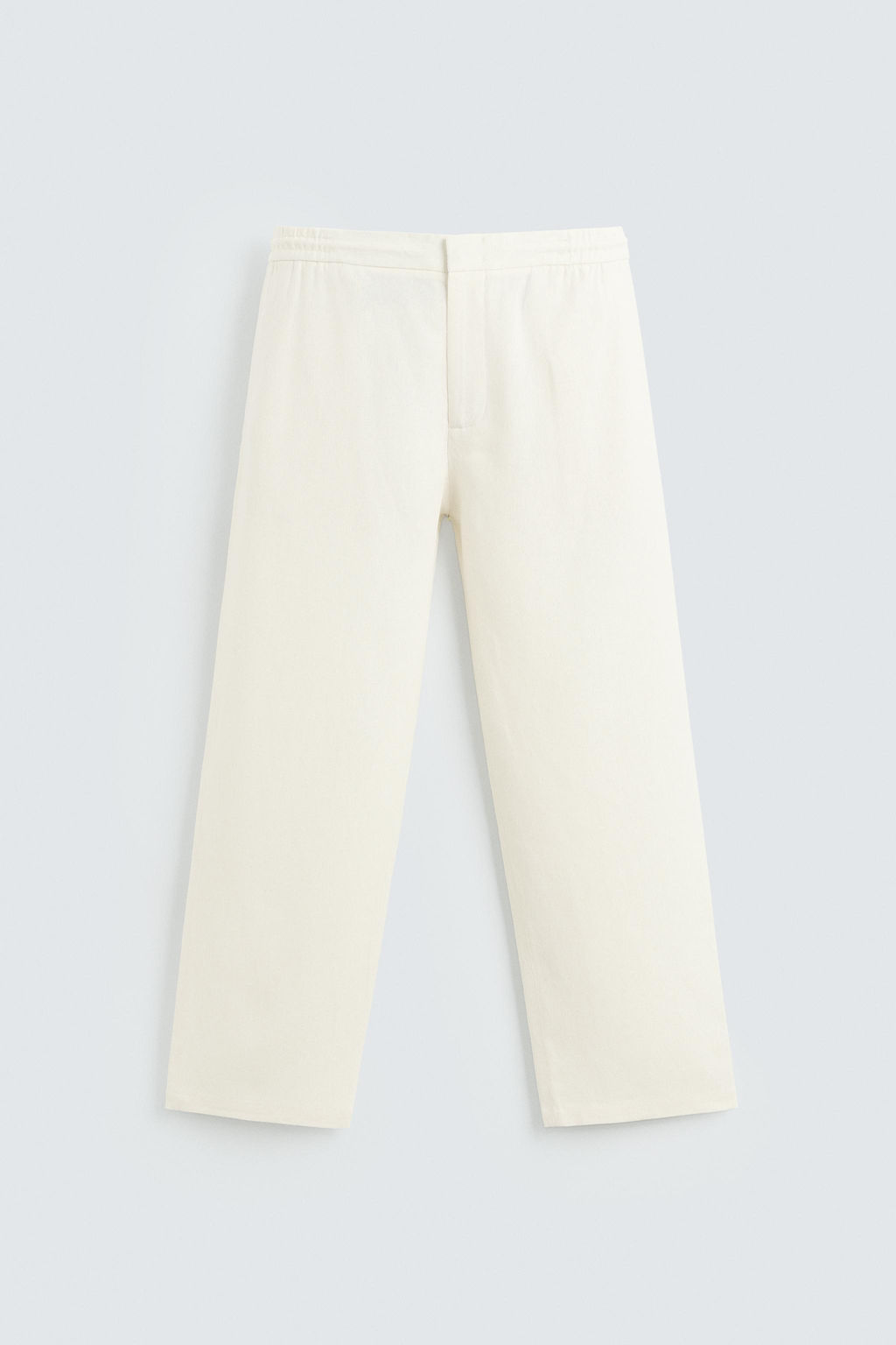VISCOSE-JUTE TROUSERS - Zara фото 24
