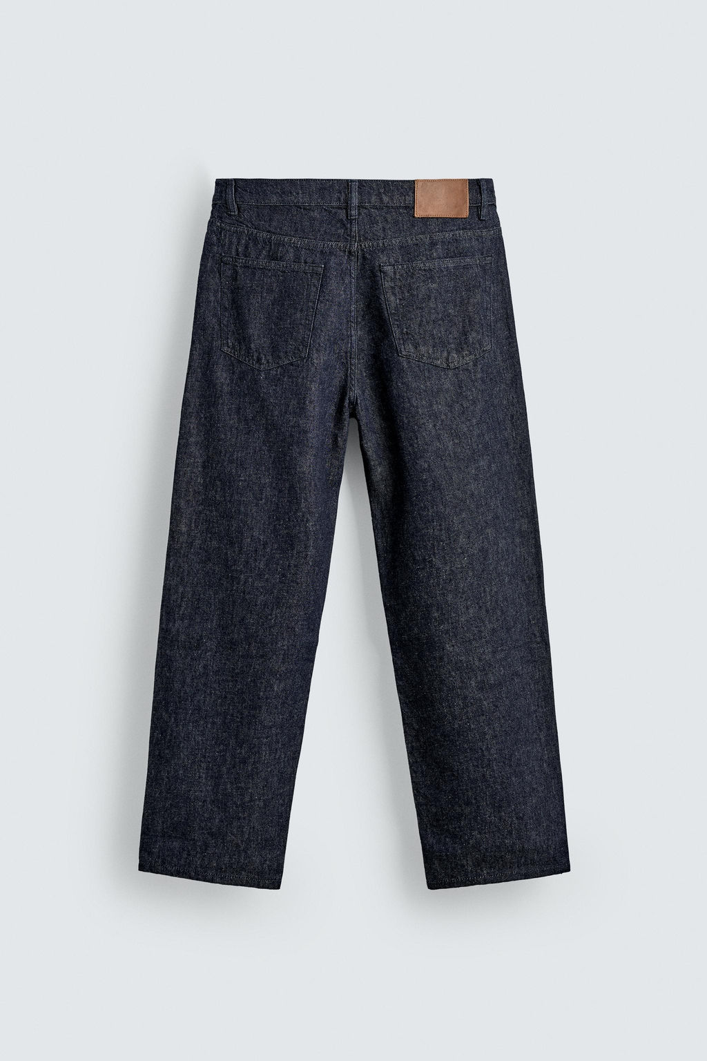JEANS STRAIGHT FIT ALGOD?N - C??AMO / Azul - Zara фото 9