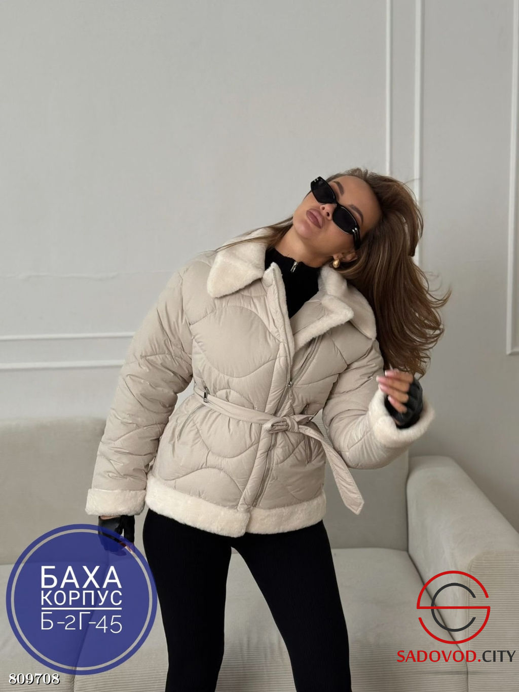 Куртка женская с наполнителем холлофайбер - Bruno фото 3