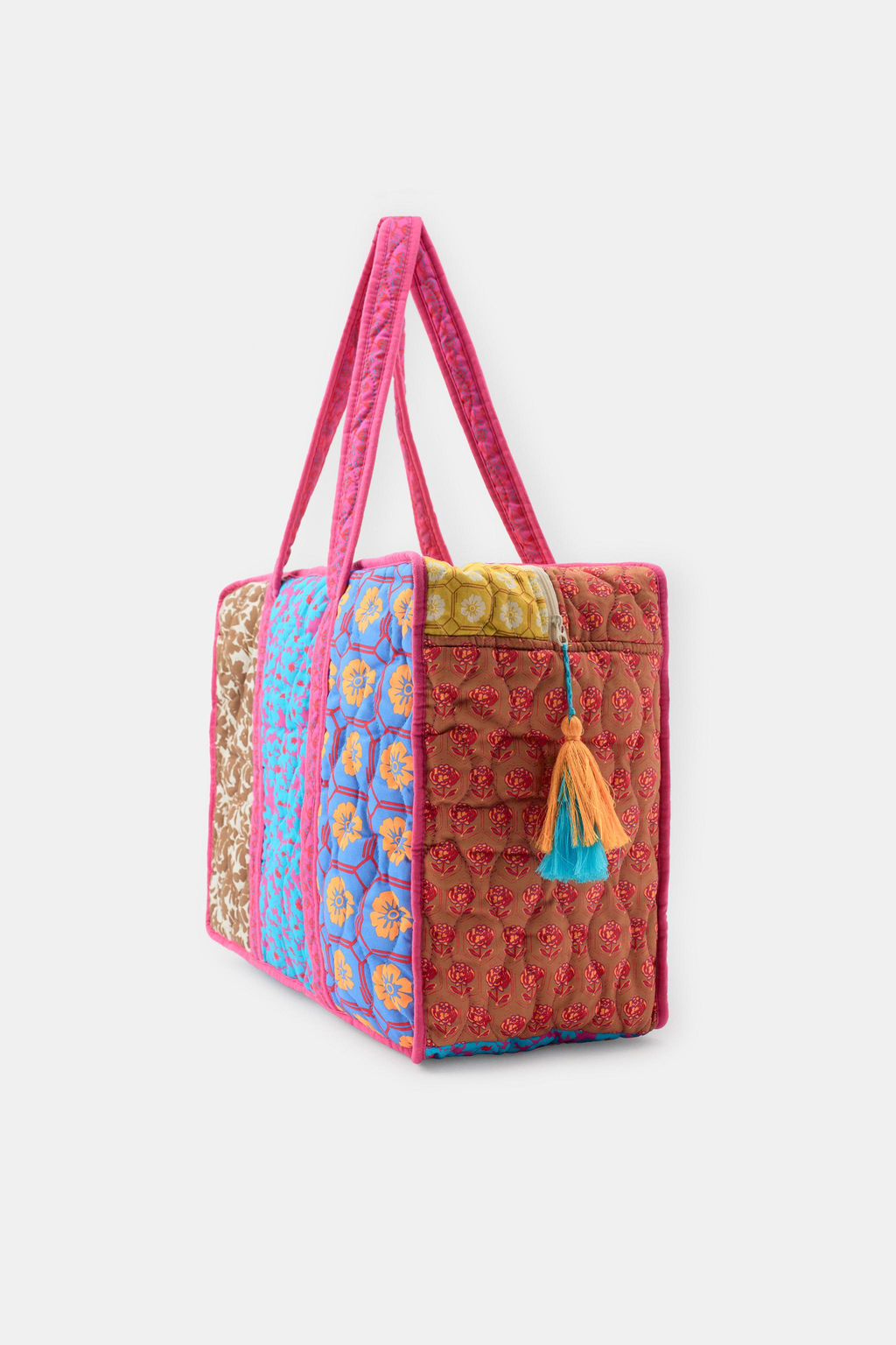 BOLSA ACOLCHADA ESTAMPADO PATCHWORK / ?nico - Zara фото 5