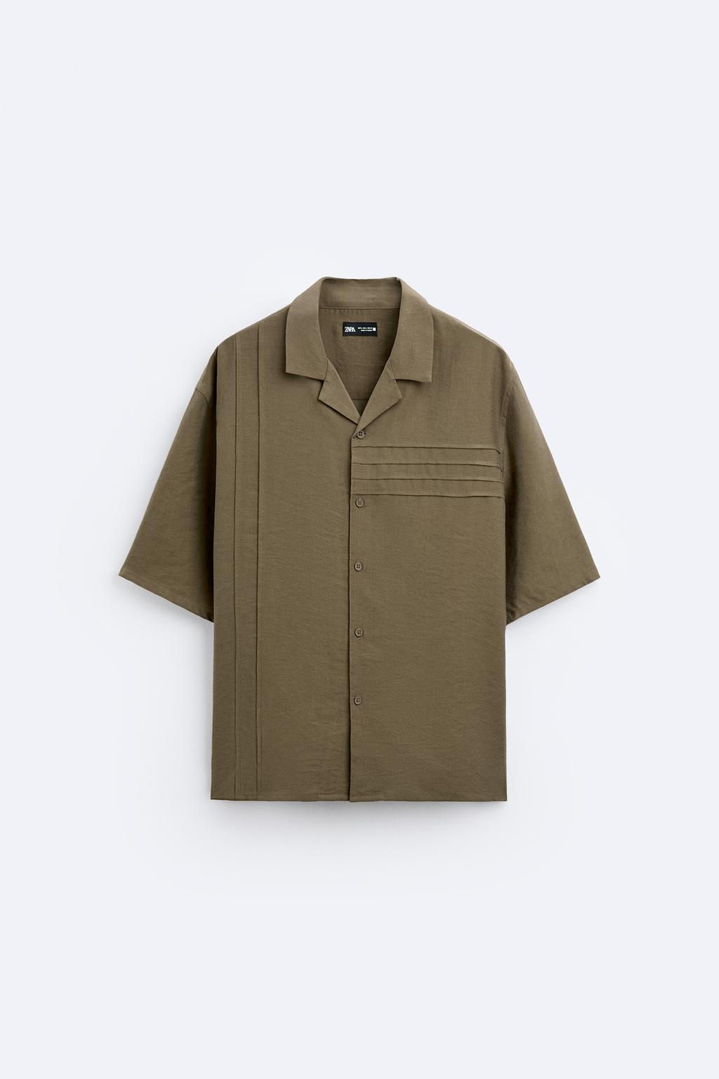 LIYOSEL - KETEN POLO T-SHIRT - Zara фото 7