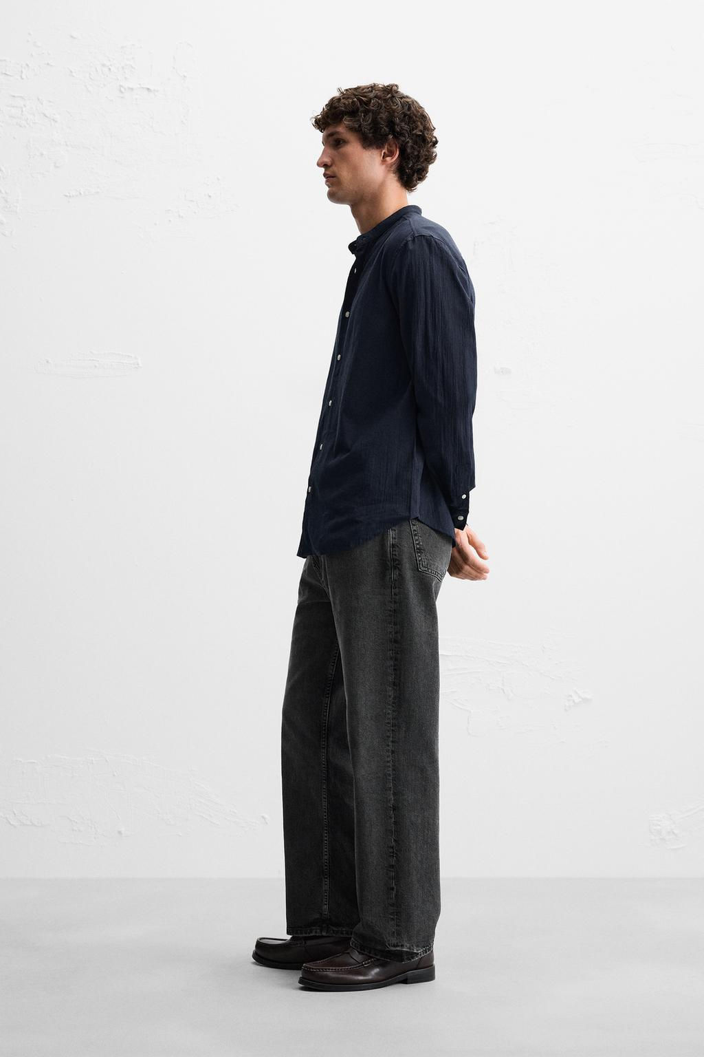 CREASED-EFFECT SHIRT - Zara фото 33