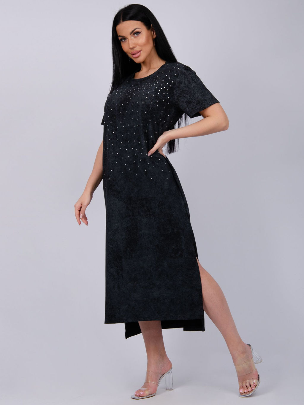 Платье Гэлекси 2, трикотаж - Малина фото 8