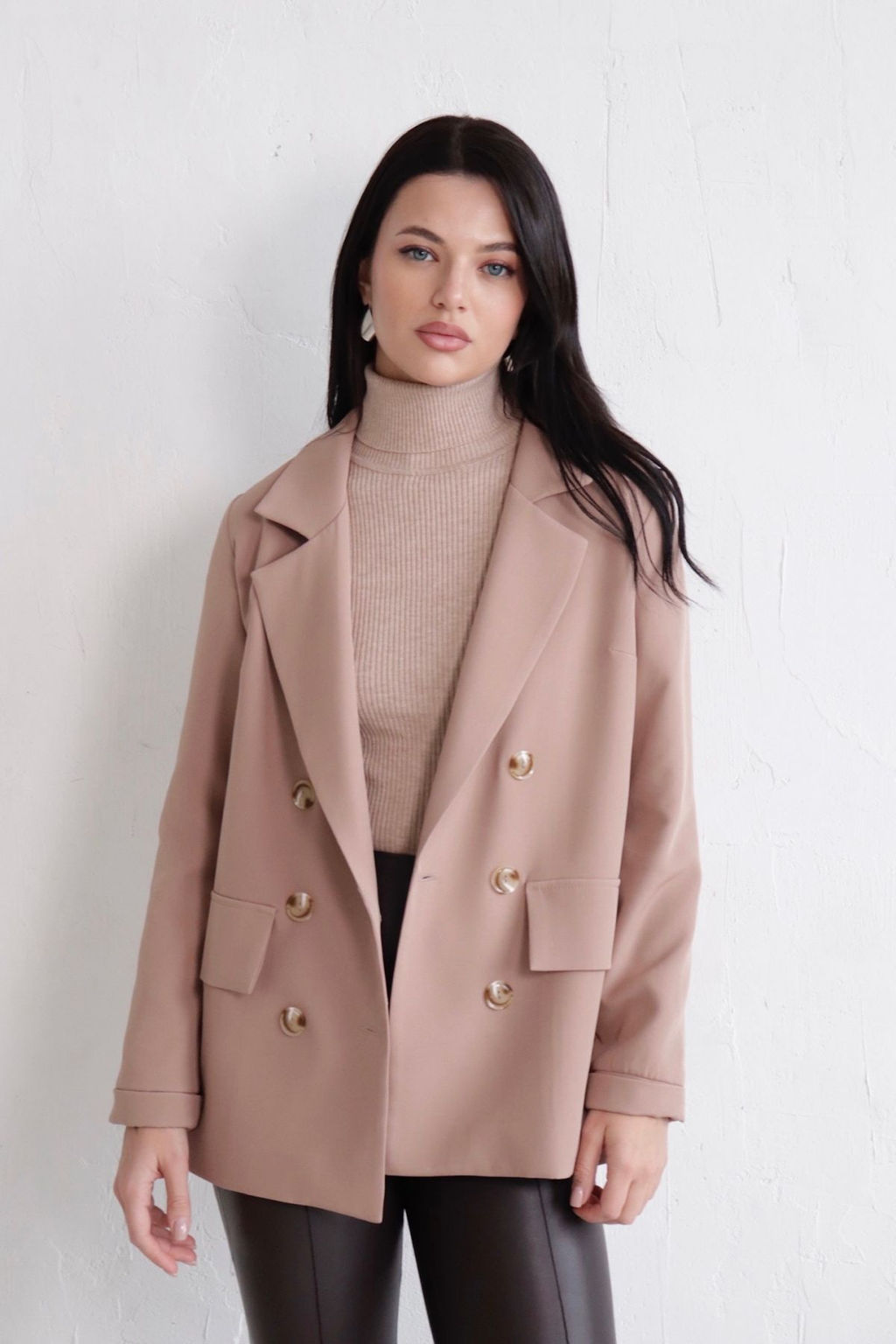 Двубортный жакет с английским воротником - Martichelli фото 183